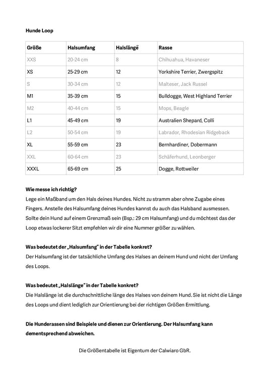 Hunde Loop Little Daisies - Frühjahr 2026