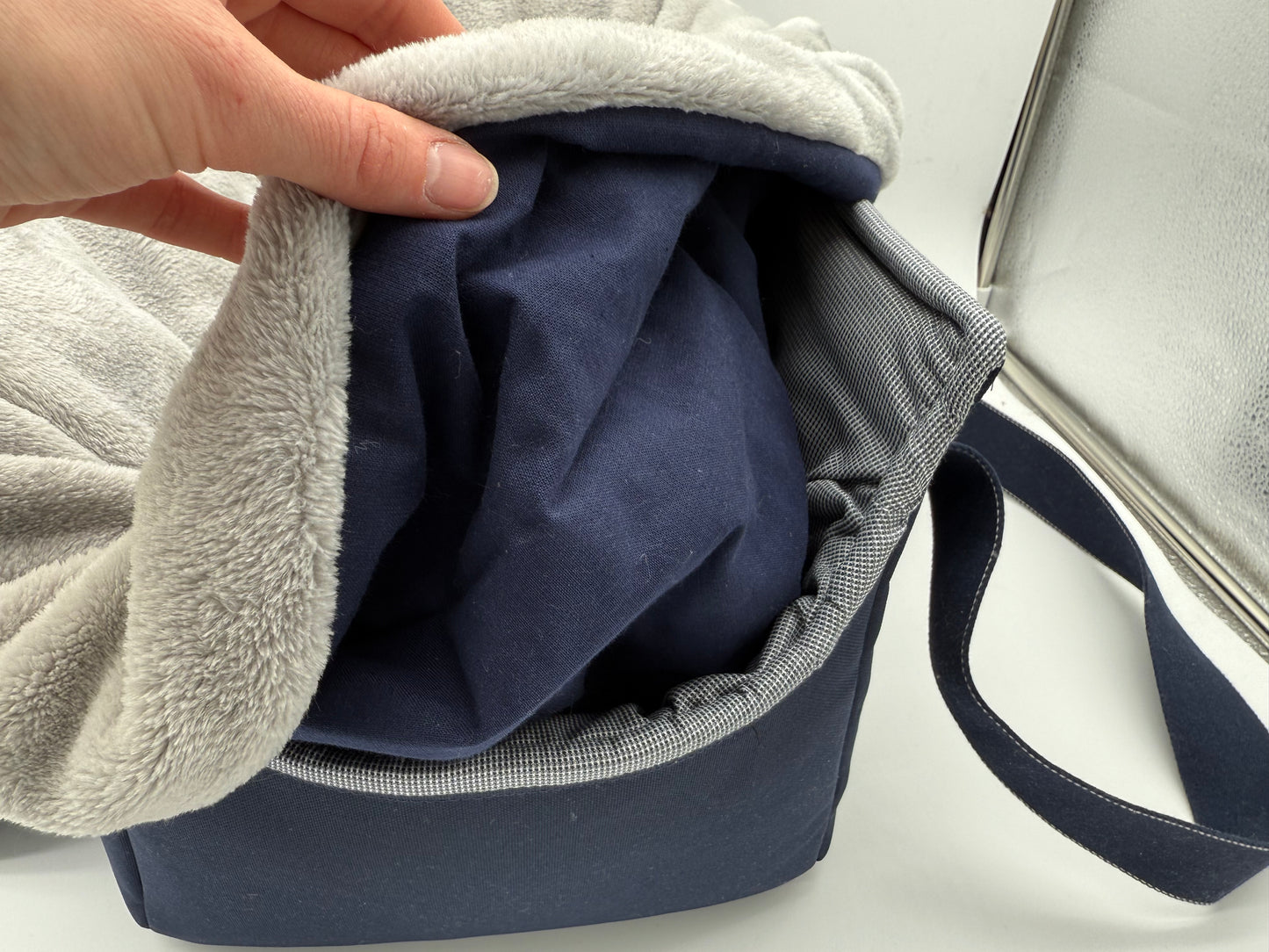 Hundetasche Unikat - Dunkelblau