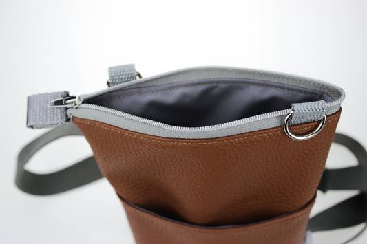 Gassitasche Nappa Rost