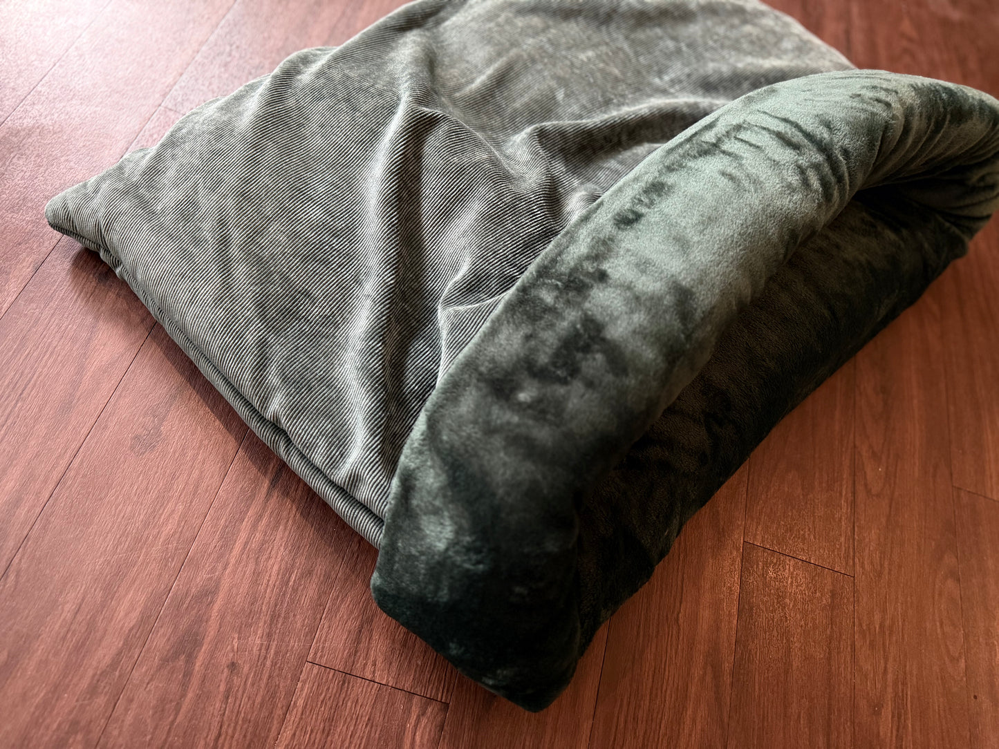 Hundeschlafsack Luxury - Waldgrün 80x60cm
