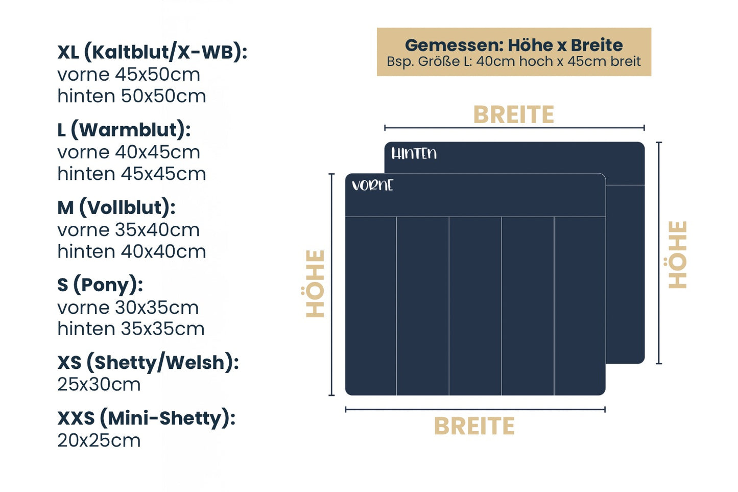 Bandagierunterlagen Mayfare – Mini Shetty