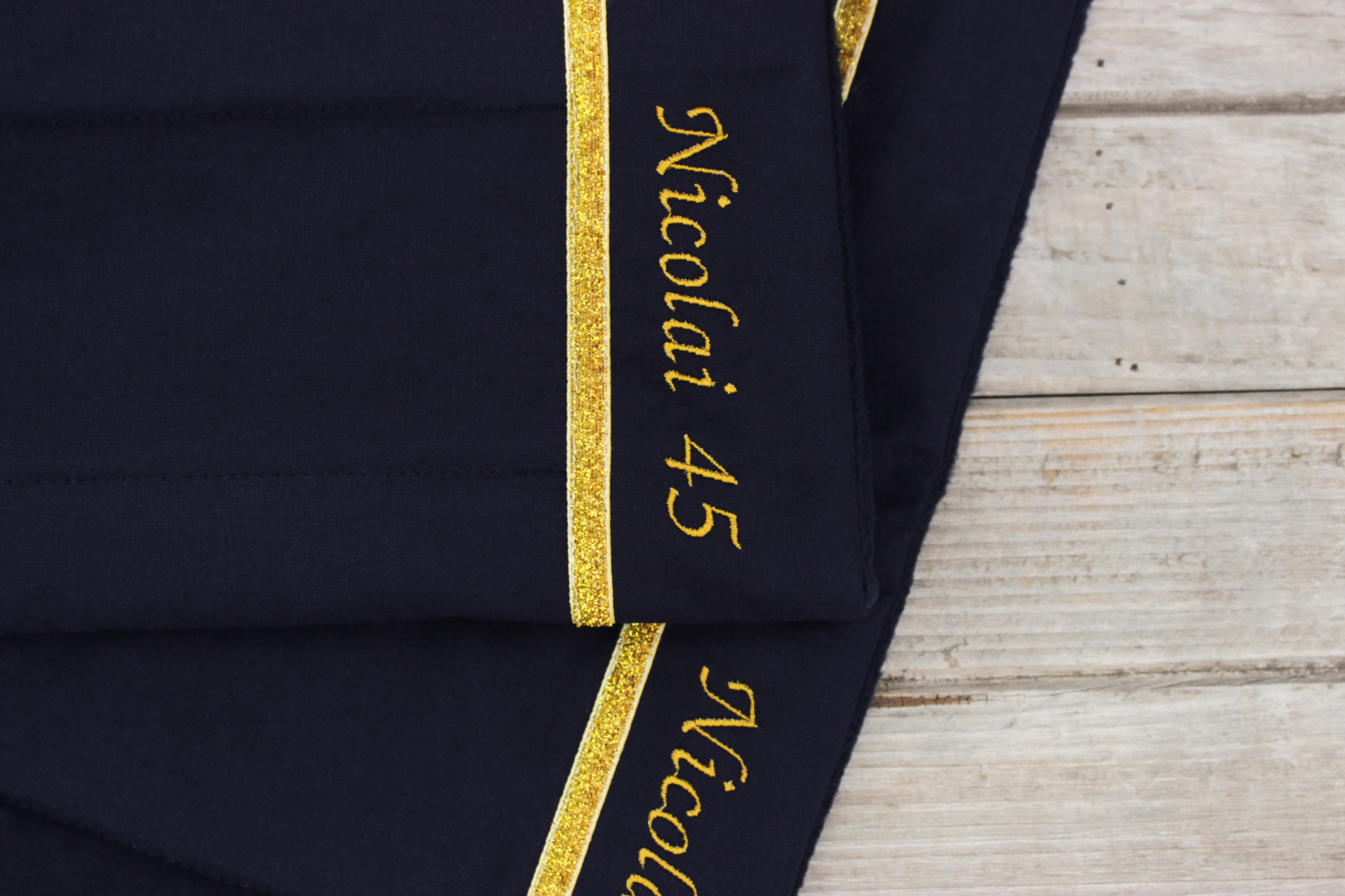 Dressur Bandagierunterlagen mit Name