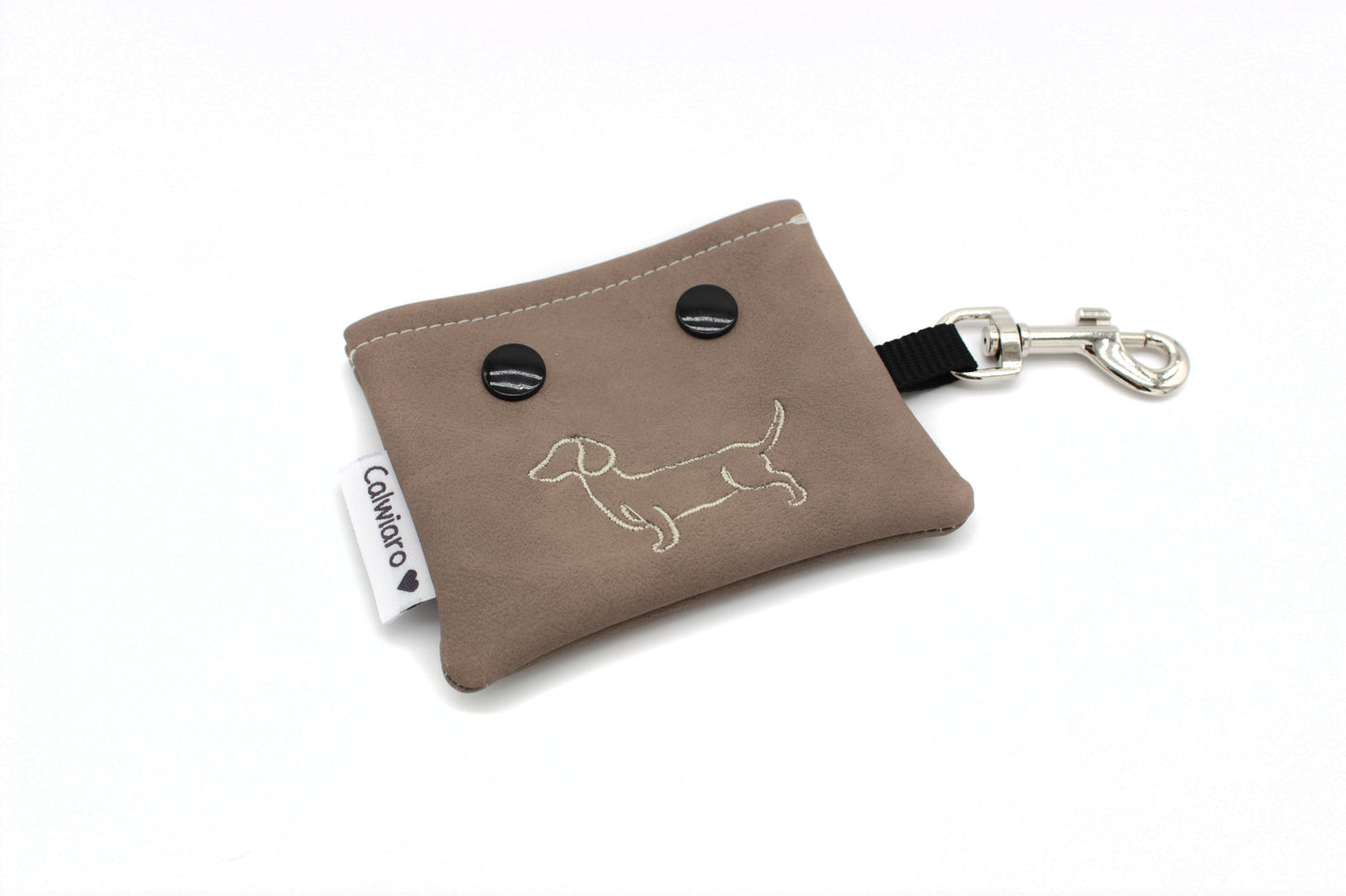 Kotbeutelspender Hillford - Desert Beige | Dackel