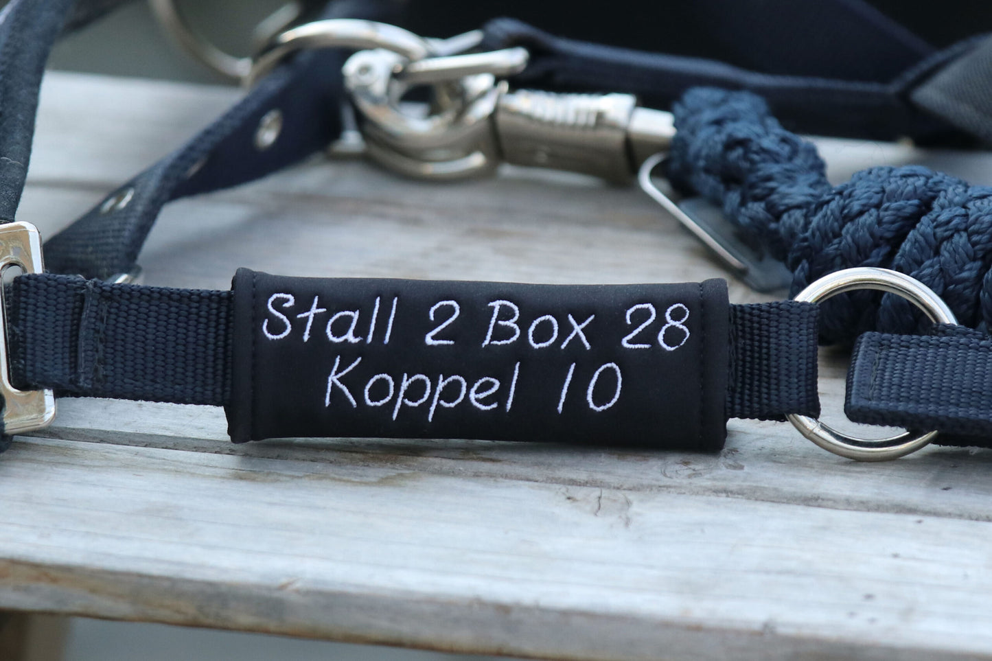 Halfterpad mit Name