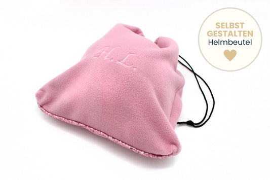 Helmbeutel mit Glitzer & Name - Helm im Stall aufbewahren