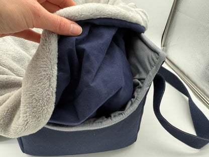 Hundetasche Unikat - Dunkelblau