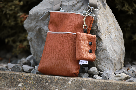 Gassitasche Nappa Rost