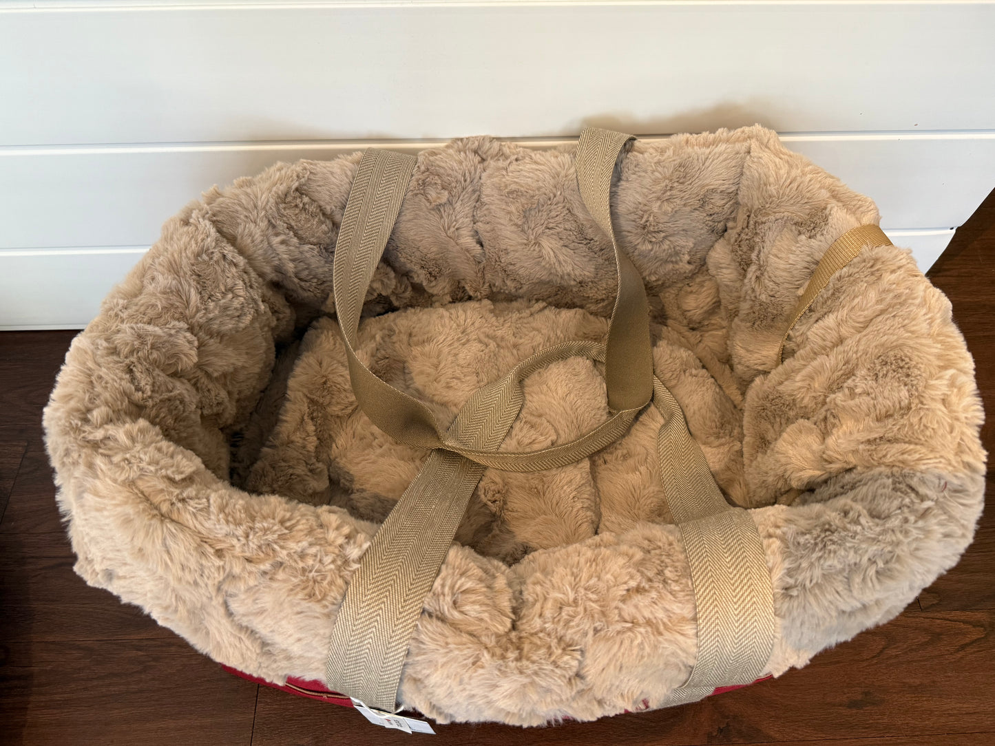 Hundetasche Weinrot - M ( (H40xB50xT25cm)
