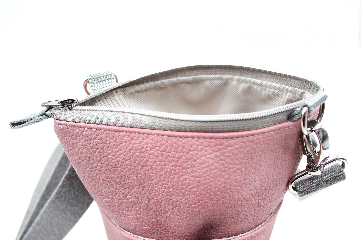 Gassitasche Fauxleder Rosa