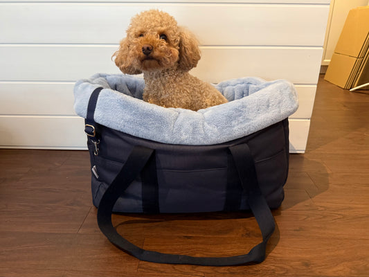 Hundetasche Dunkelblau - M ( (H40xB50xT25cm)