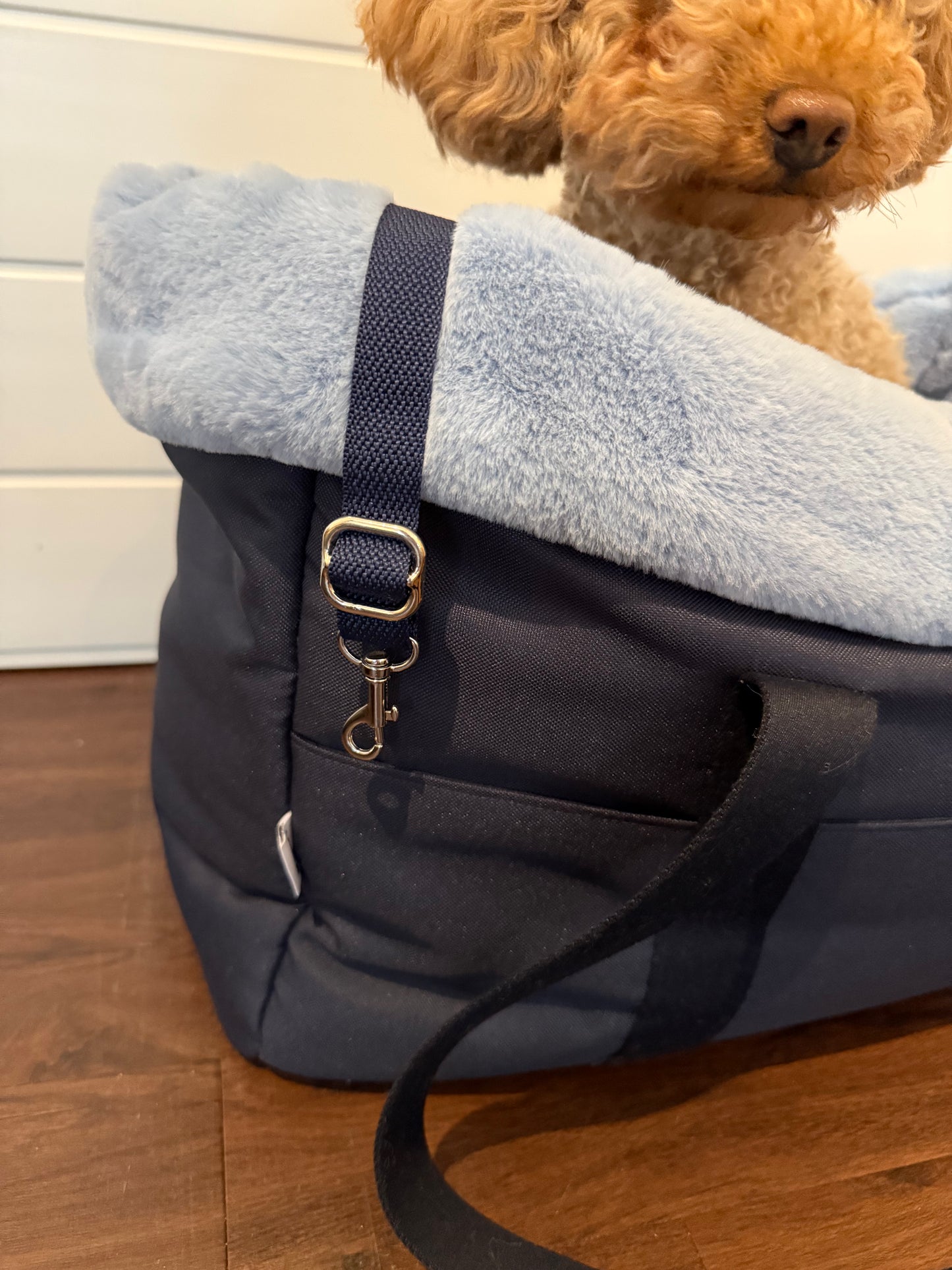 Hundetasche Dunkelblau - M ( (H40xB50xT25cm)