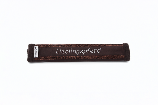 Noseband Sparkle Braun