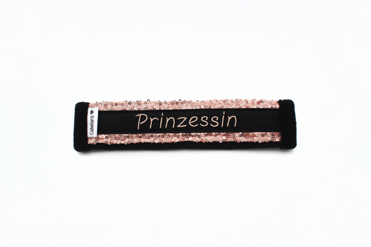 Noseband Mayfare Schwarz-Rosegold