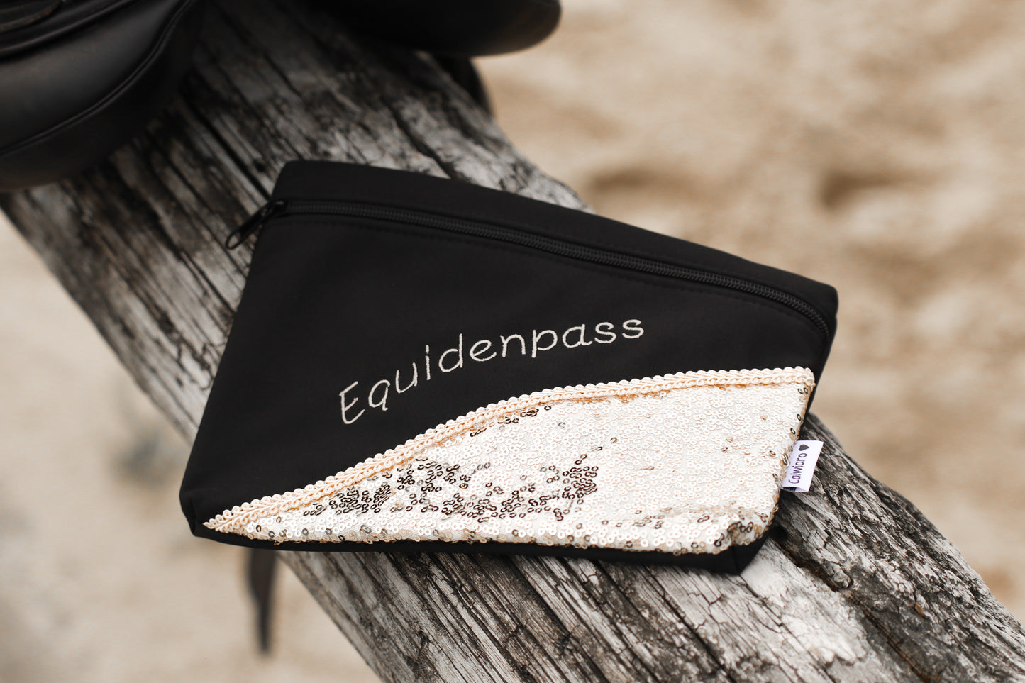 Pferdepasshülle Beige Diamond