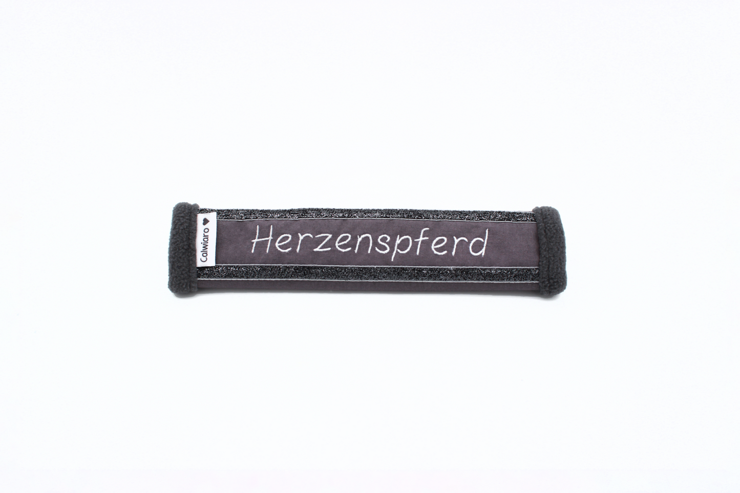 Noseband Sparkle Grau