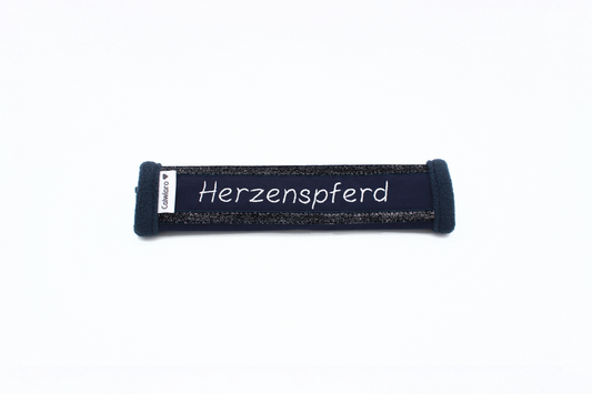 Noseband Sparkle Blau