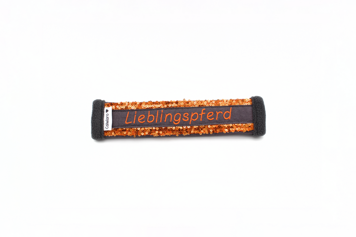 Noseband Mayfare Grau-Orange