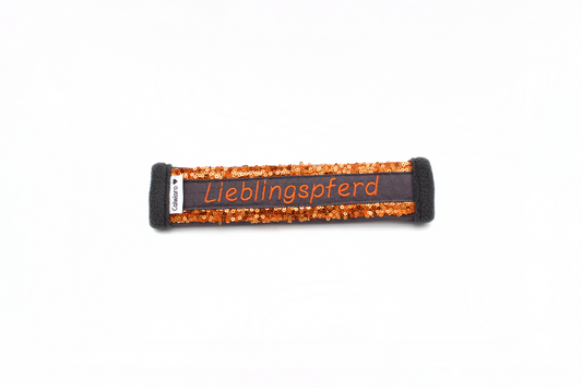 Noseband Mayfare Grau-Orange