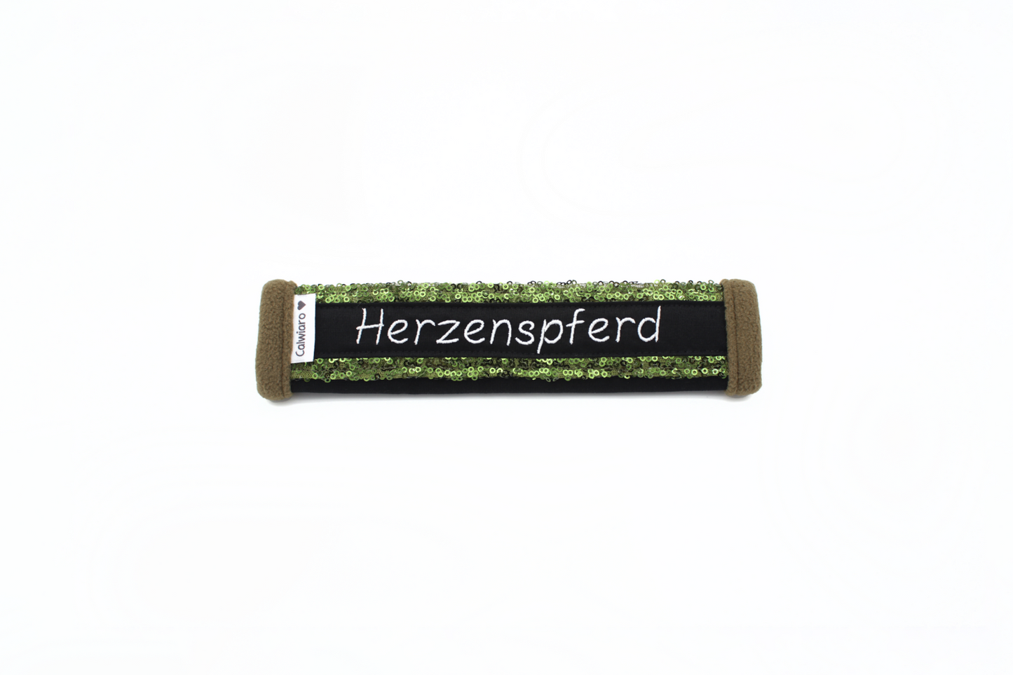Noseband Mayfare Olive-Schwarz