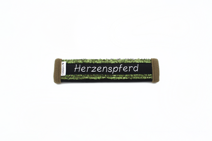 Noseband Mayfare Olive-Schwarz