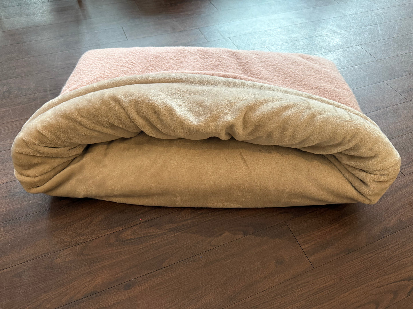 Hundeschlafsack Einzelstück Boucle - Rosa 80x60cm
