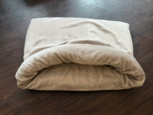 Hundeschlafsack Luxury - Hellbeige 80x60cm