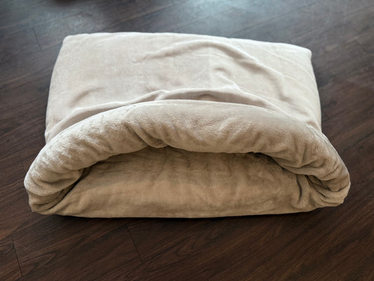 Hundeschlafsack Luxury - Hellbeige 80x60cm