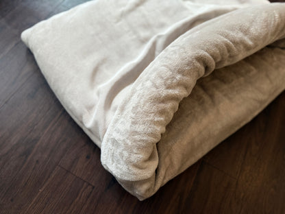 Hundeschlafsack Luxury - Hellbeige 80x60cm