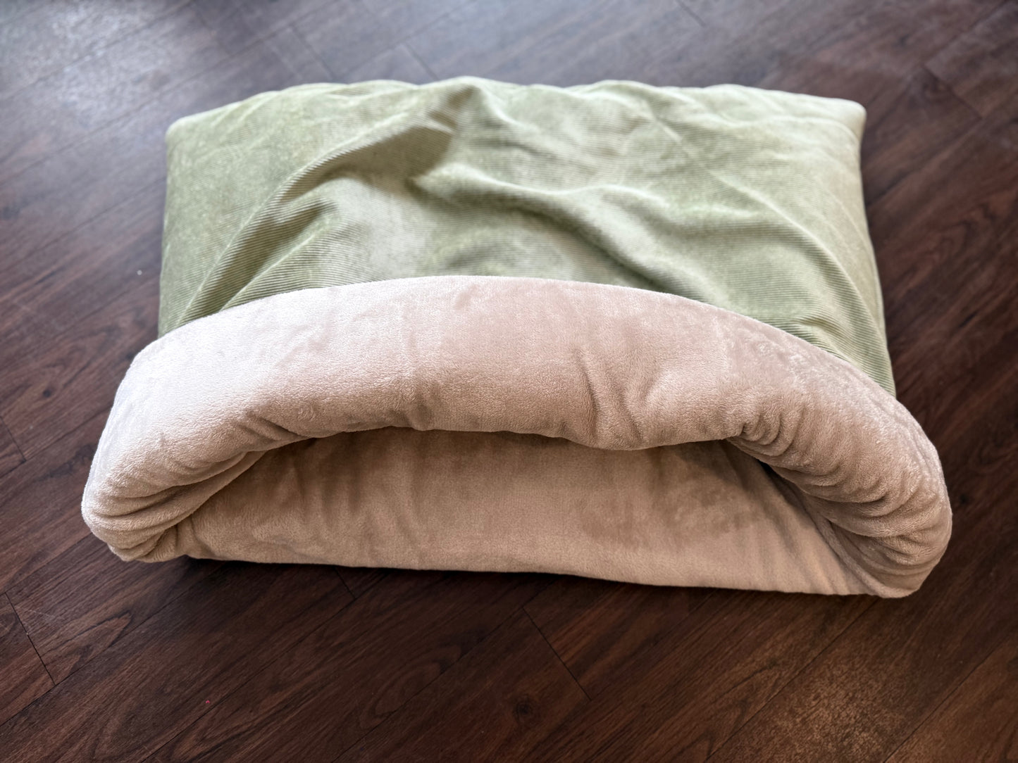 Hundeschlafsack Luxury - Patellgrün 80x60cm