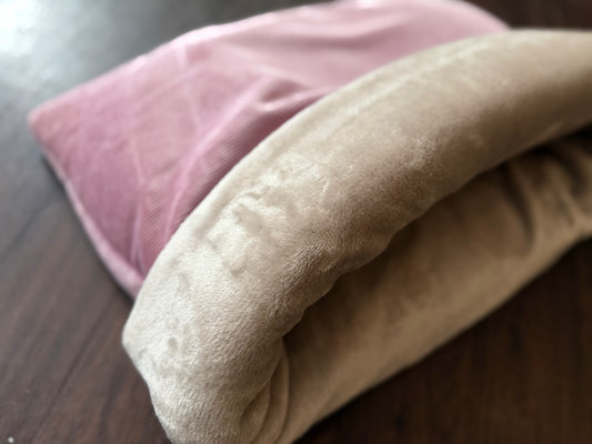 Hundeschlafsack Luxury - Rosa 65x45cm