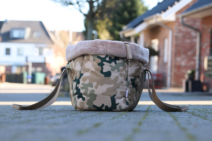 Hundetasche Outdoor Helles Camouflage