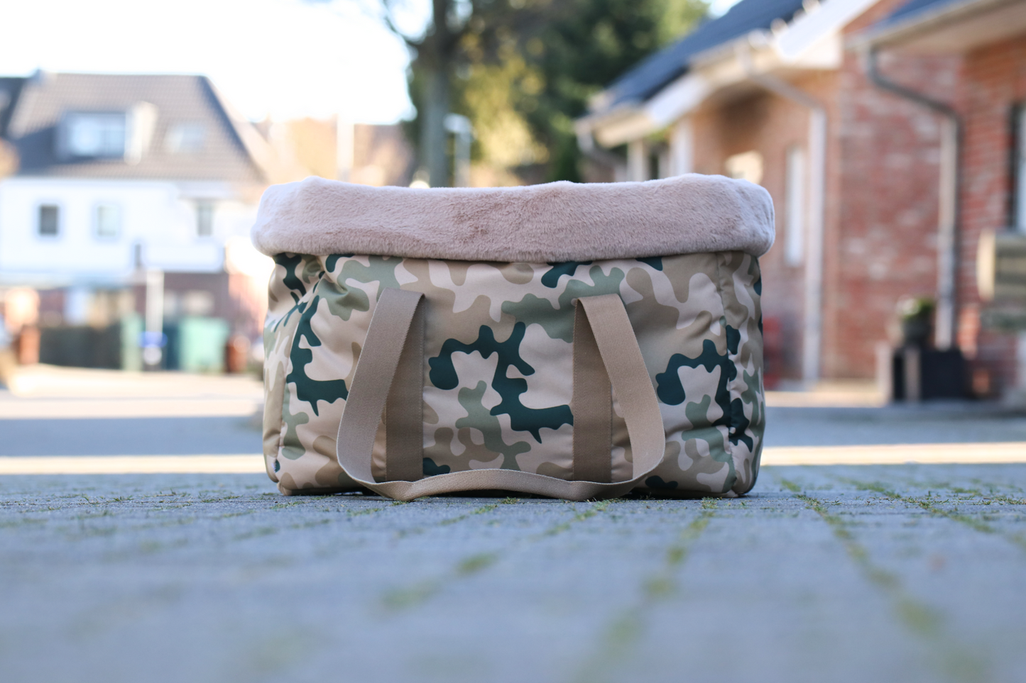 Hundetasche Outdoor Helles Camouflage