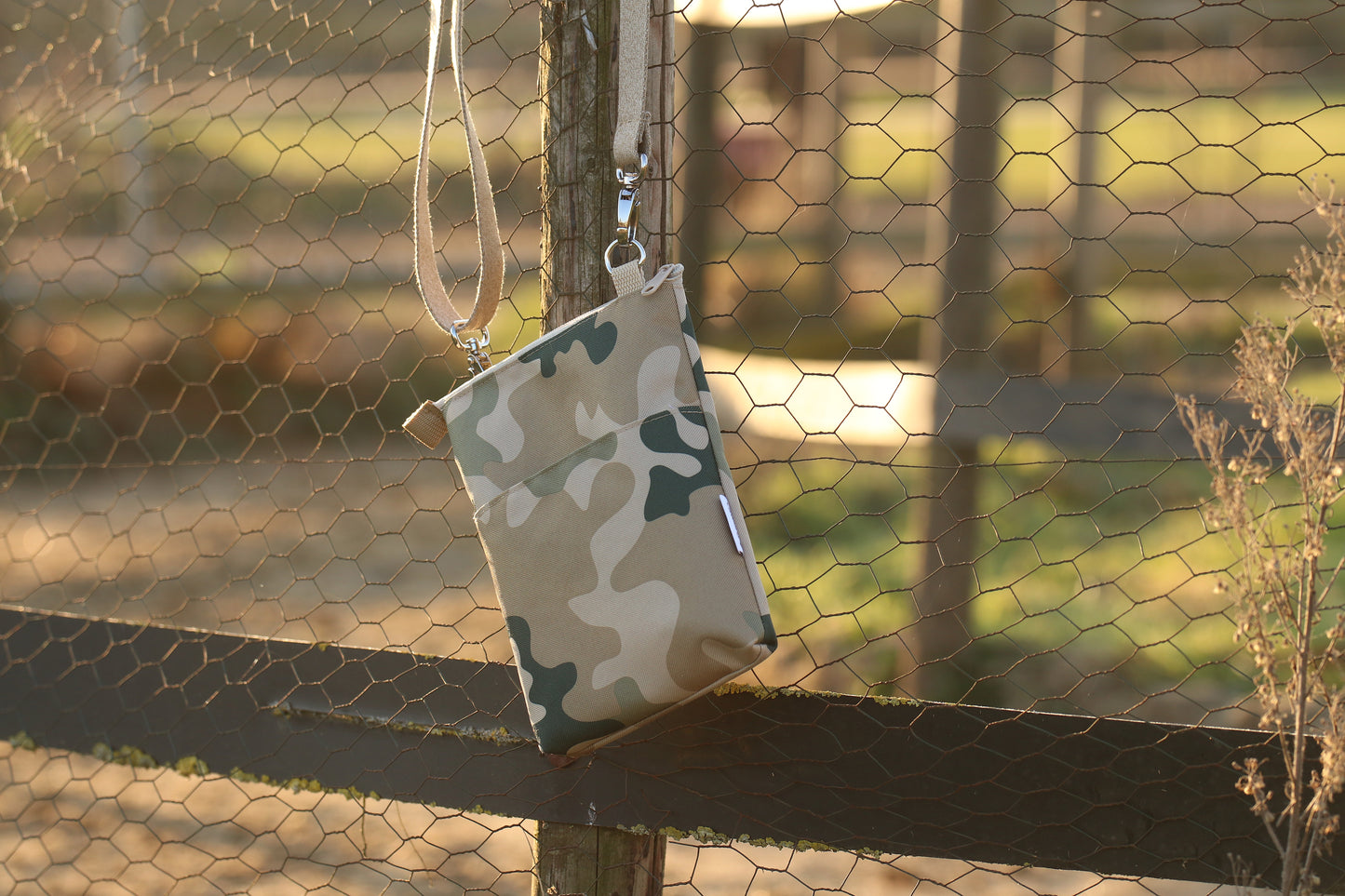 Gassitasche Outdoor Helles Camouflage