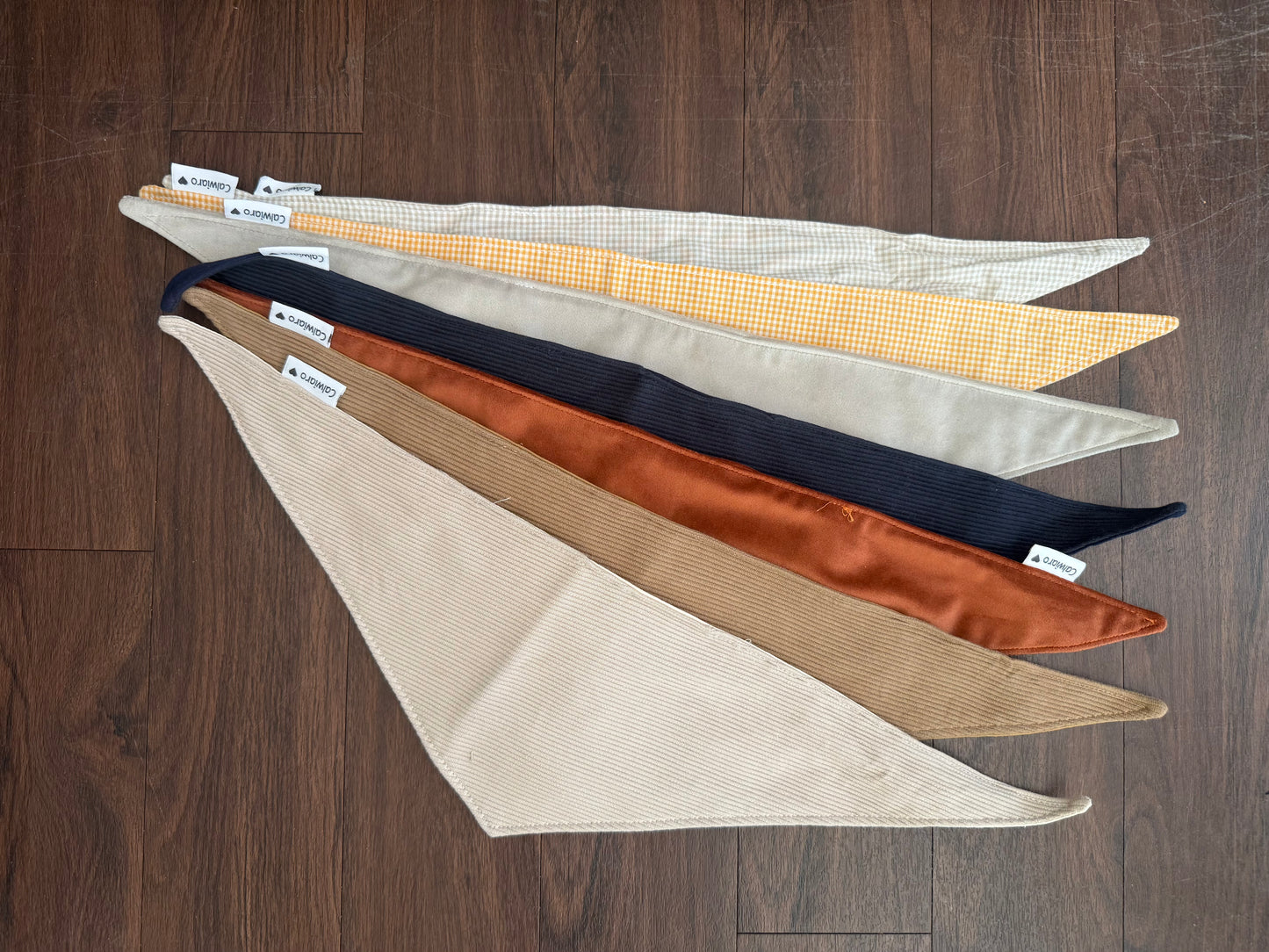 Hundehalstuch XS (24-29cm) - 7 Stück - neue Passform