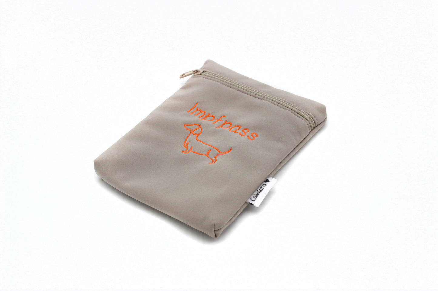Softshell Vaccination Card Holder | Dachshund