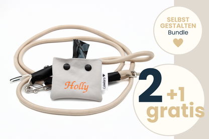 Kotbeutelspender Hundename 2+1 Bundle