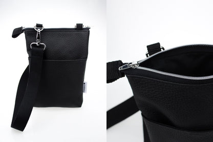 Gassitasche Nappa Black