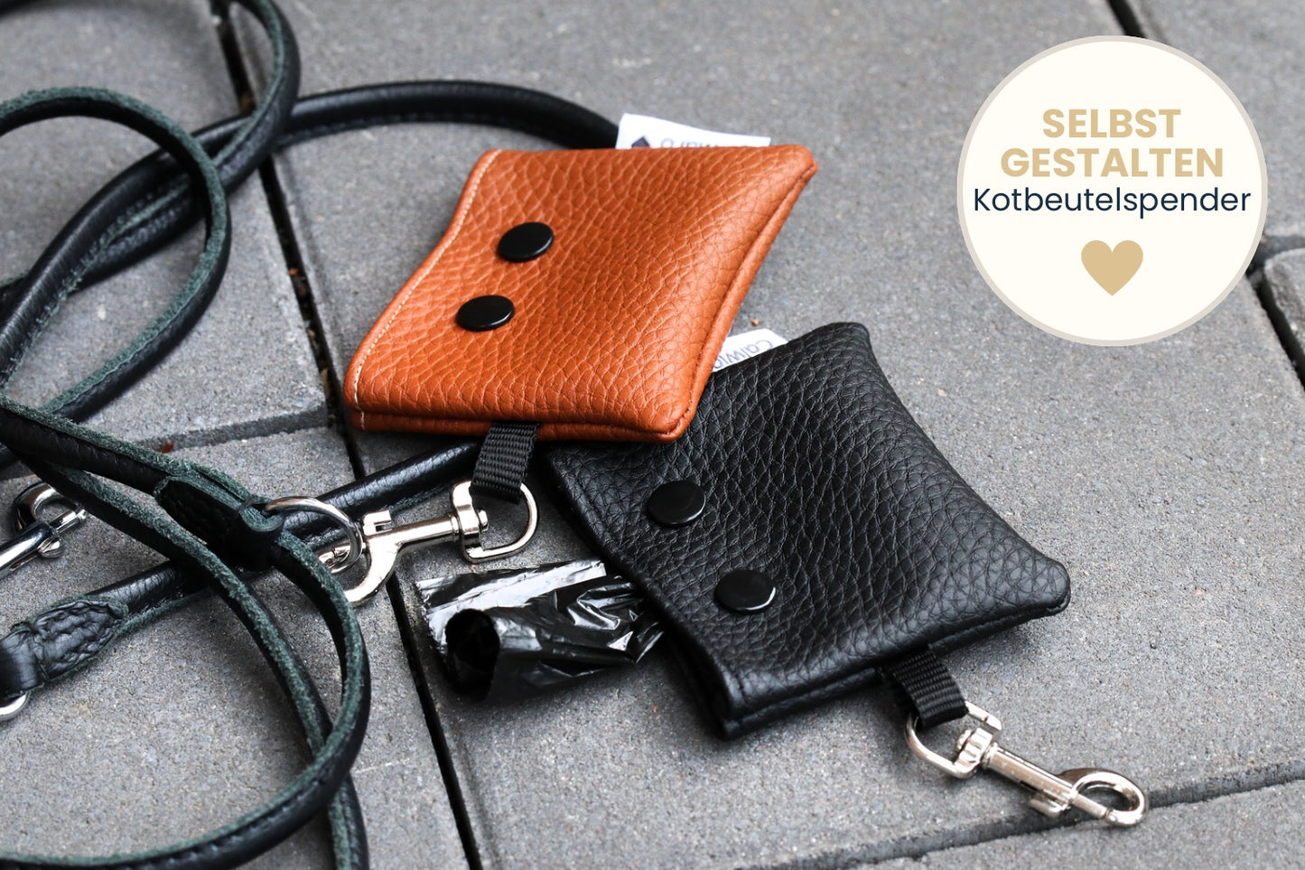 Kotbeutelspender Fauxleder