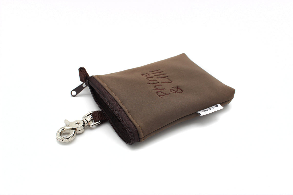 Leckerlibeutel aus Softshell - Truffle Espresso