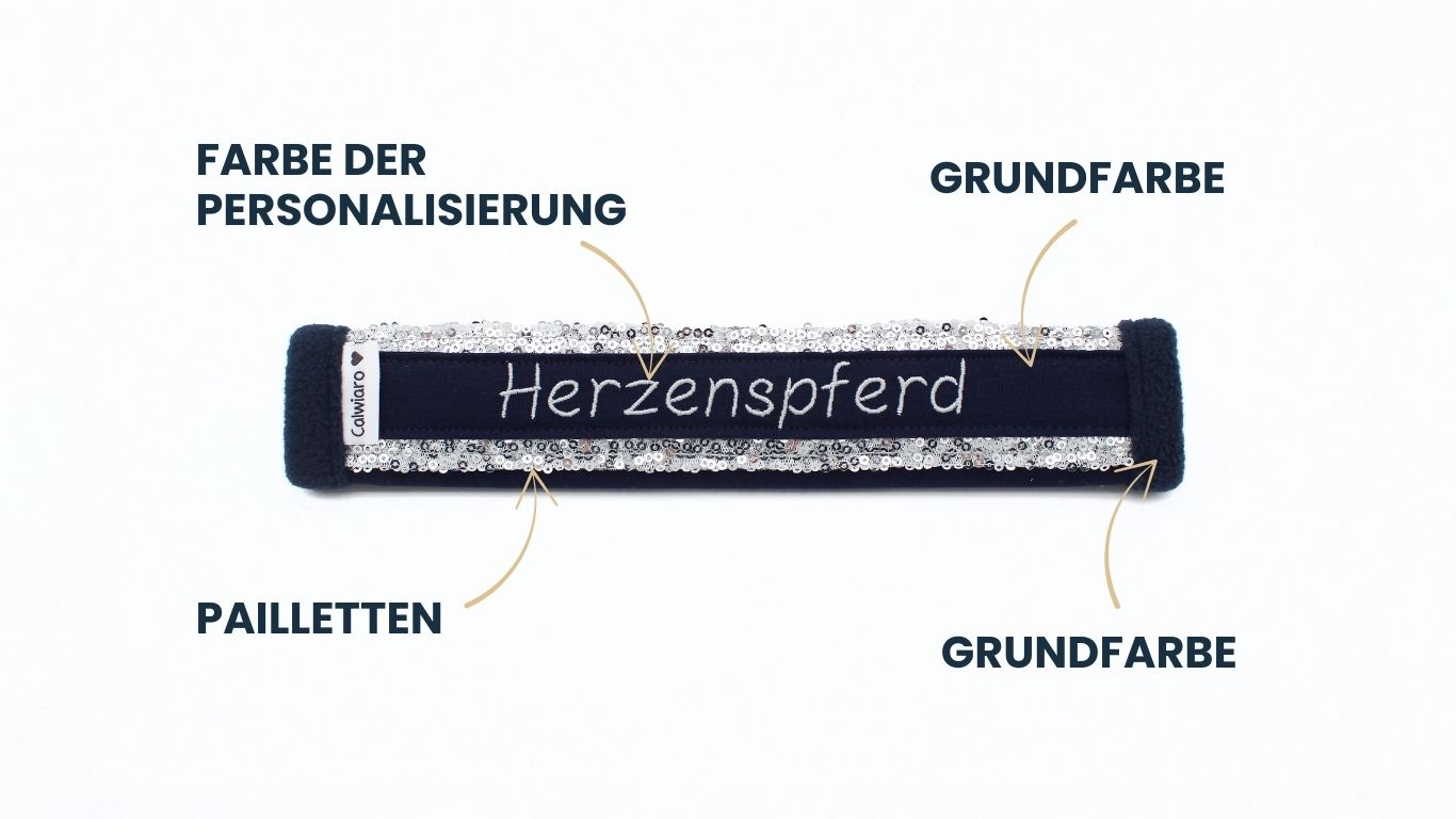 Halfter markieren mit Namen