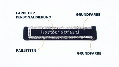 Halfter markieren mit Namen