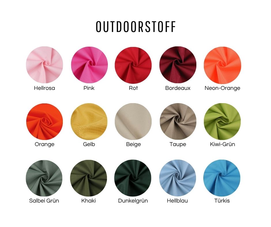 Poop bag dispenser made of outdoor fabric