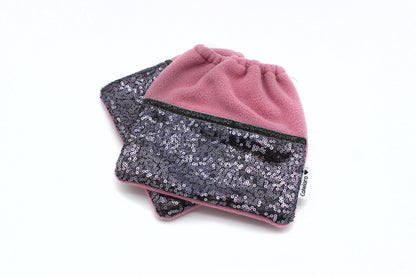 Steigbügelschoner Rose-Grau