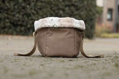 Hundetasche Fauxfur Snow
