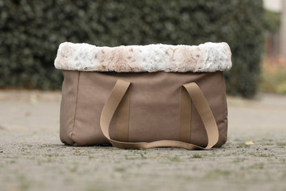 Hundetasche Fauxfur Snow