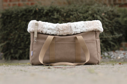 Hundetasche Fauxfur Snow