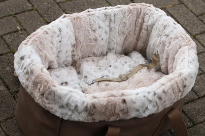 Hundetasche Fauxfur Snow